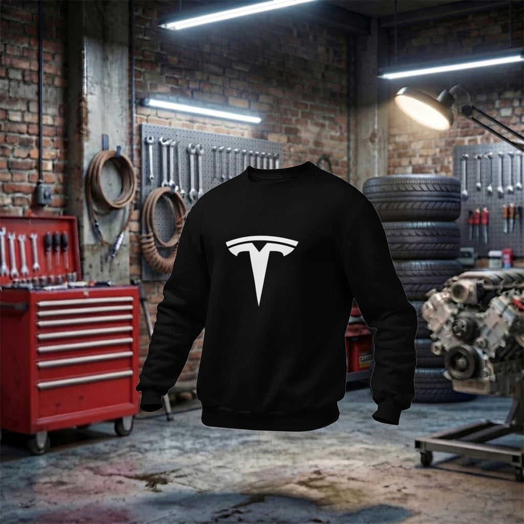 Sweatshirt Tesla Lifestyle Unisex - Electric Vehicle Enthusiast