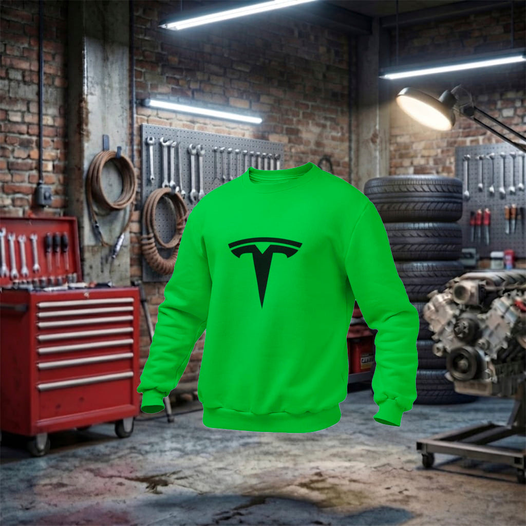 Sweatshirt Tesla Lifestyle Unisex - Electric Vehicle Enthusiast