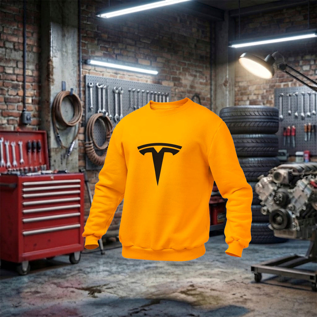 Sweatshirt Tesla Lifestyle Unisex - Electric Vehicle Enthusiast