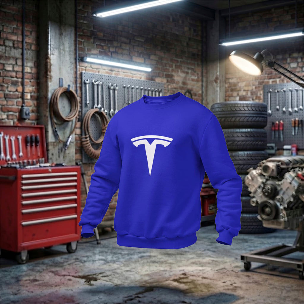 Sweatshirt Tesla Lifestyle Unisex - Electric Vehicle Enthusiast