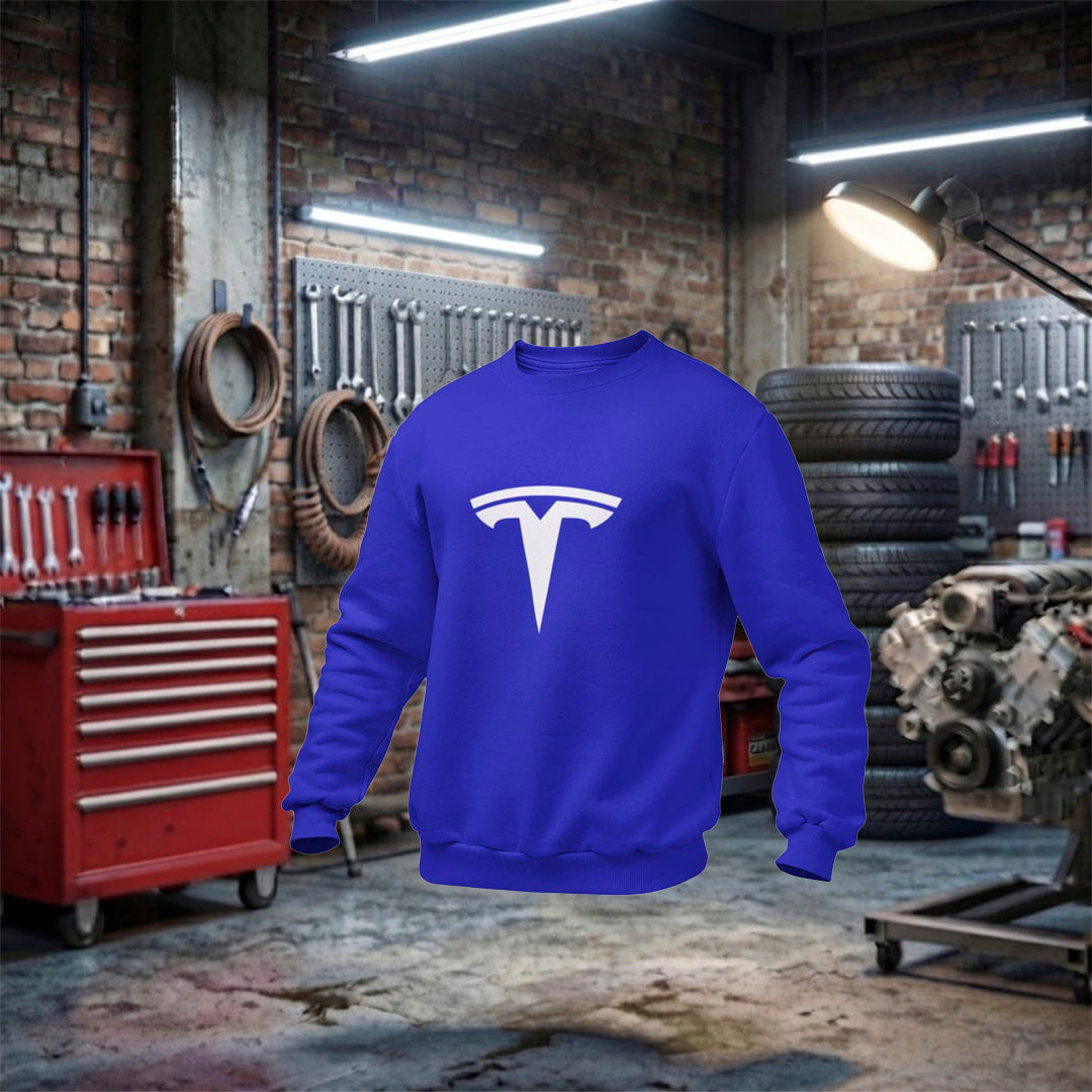 Sweatshirt Tesla Lifestyle Unisex - Electric Vehicle Enthusiast
