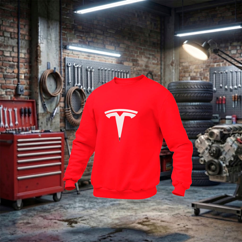 Sweatshirt Tesla Lifestyle Unisex - Electric Vehicle Enthusiast