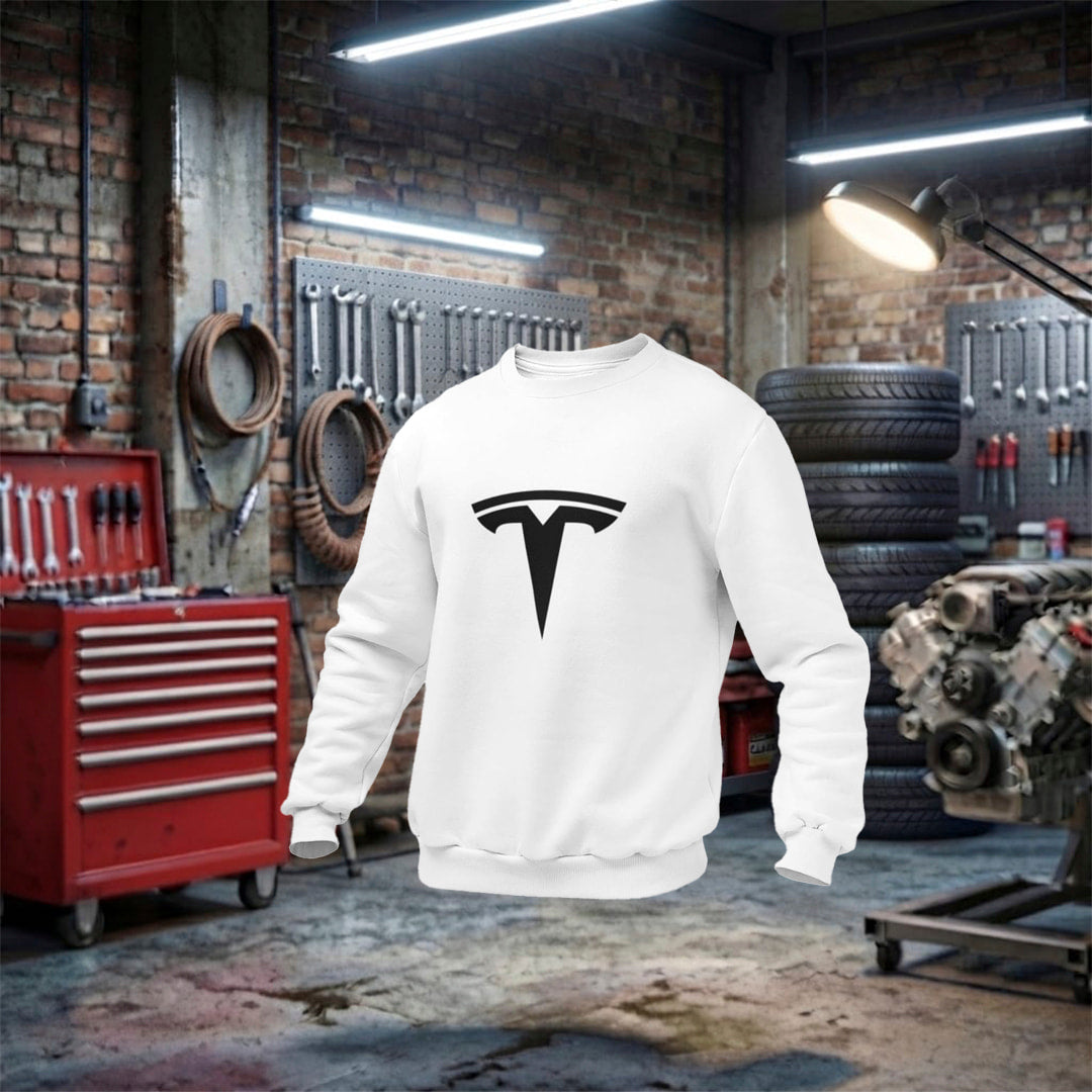 Sweatshirt Tesla Lifestyle Unisex - Electric Vehicle Enthusiast