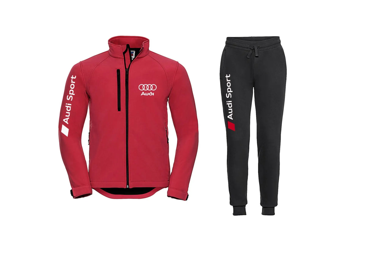 Audi RS Zip Jacket Tracksuit Unisex | Handmade Apparel Set