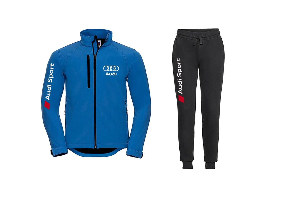 Audi RS Zip Jacket Tracksuit Unisex | Handmade Apparel Set
