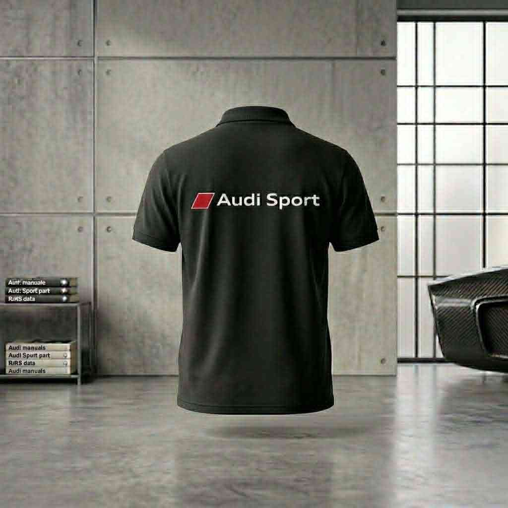 Polo Audi com estampado