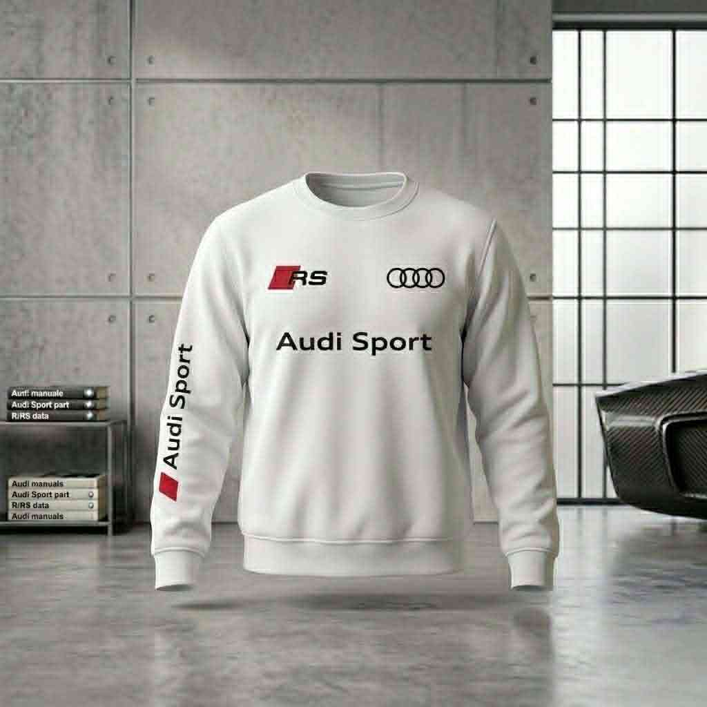 Sweatshirt audi com estampado