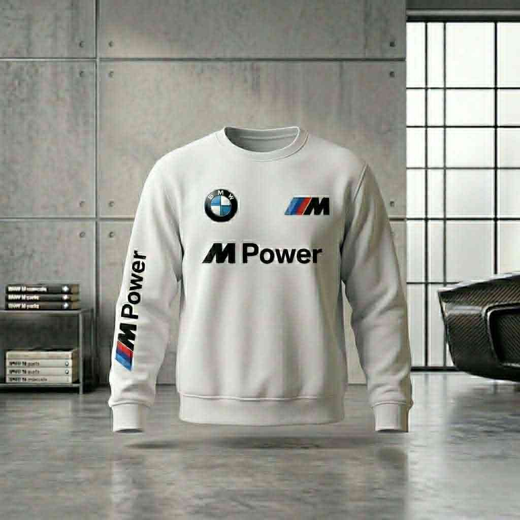 Sweatshirt Bmw com estampado