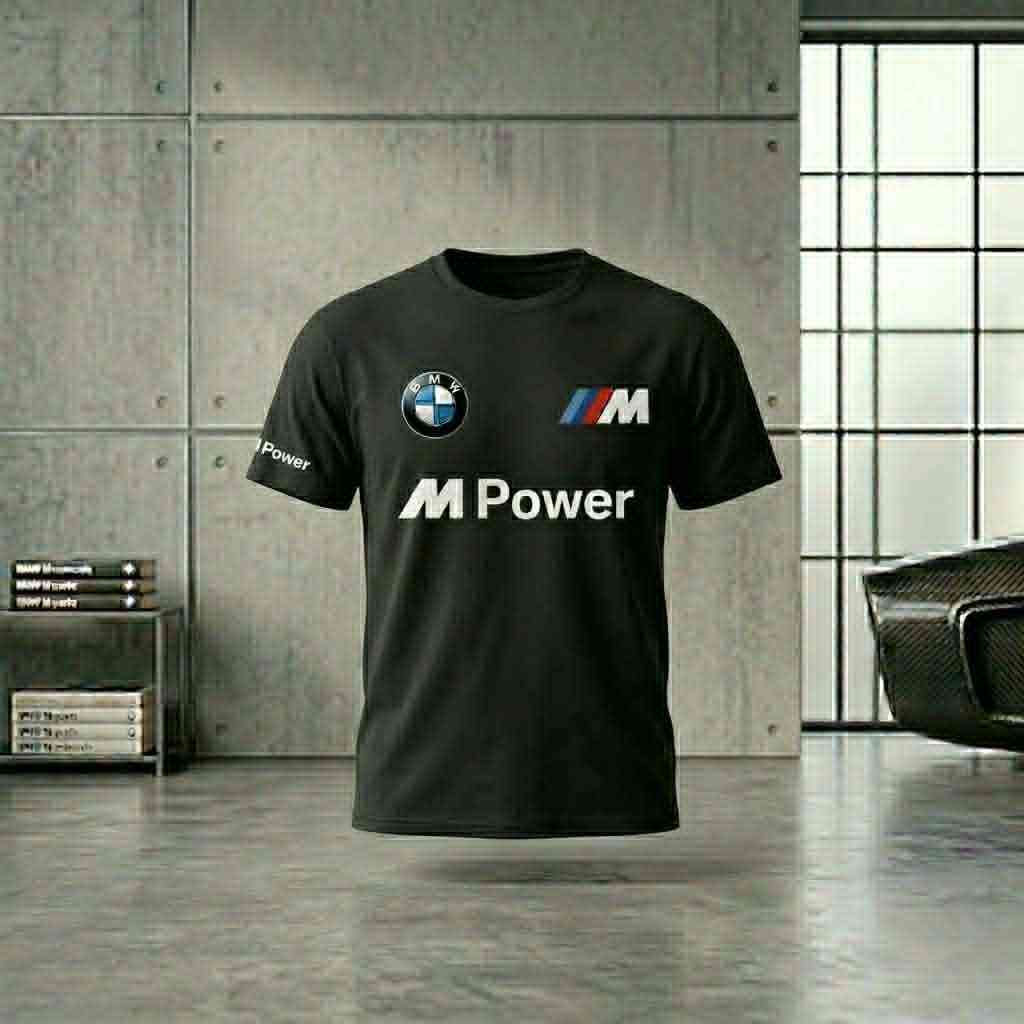Tshirt BMW com estampado