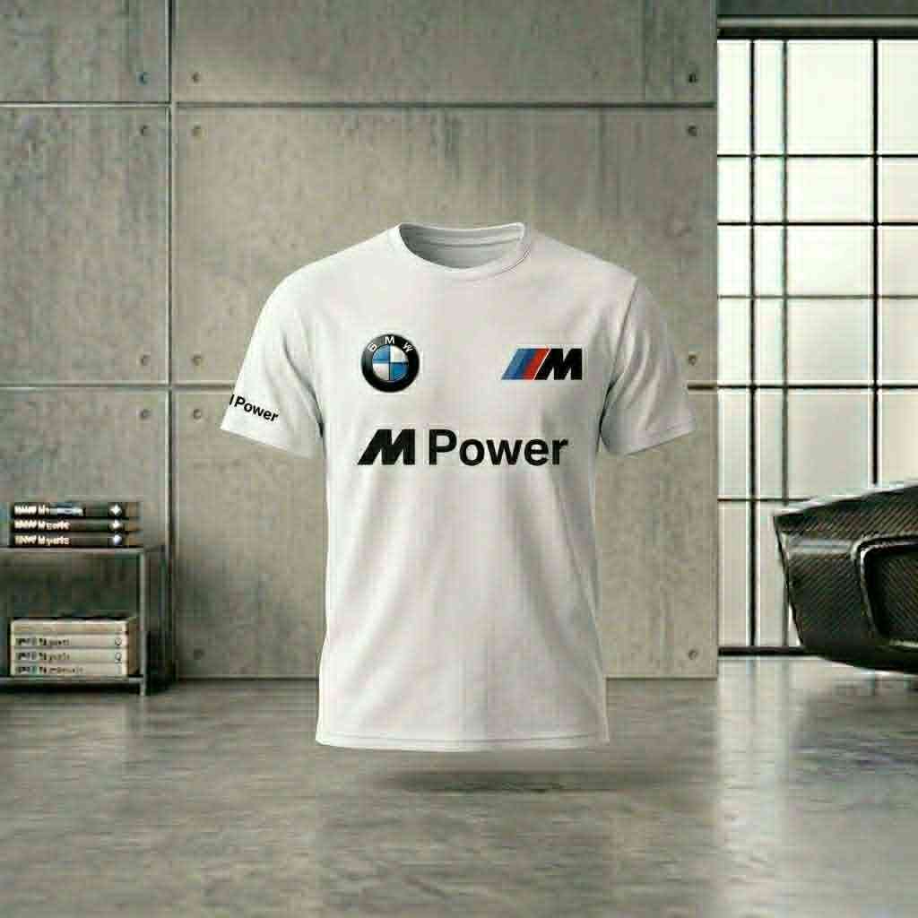Tshirt BMW com estampado