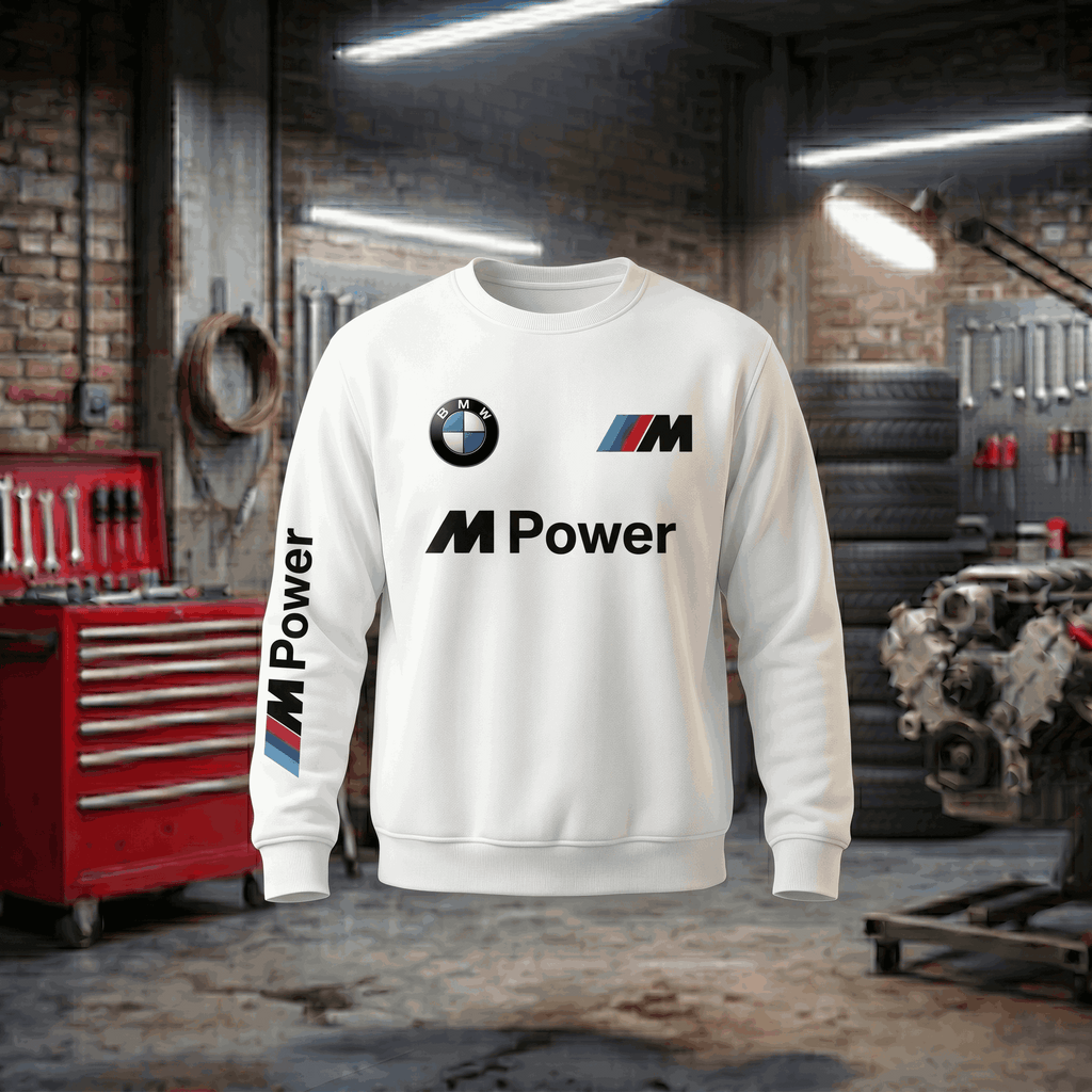 Sweatshirt Bmw com estampado