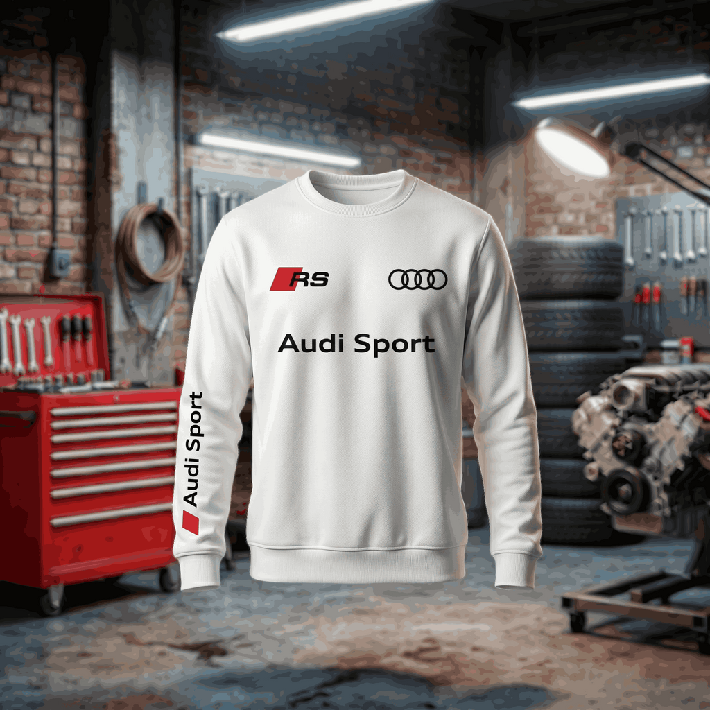 Sweatshirt audi com estampado