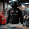 Hoodie audi com estampado