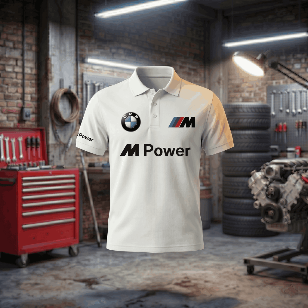 Polo BMW com estampado