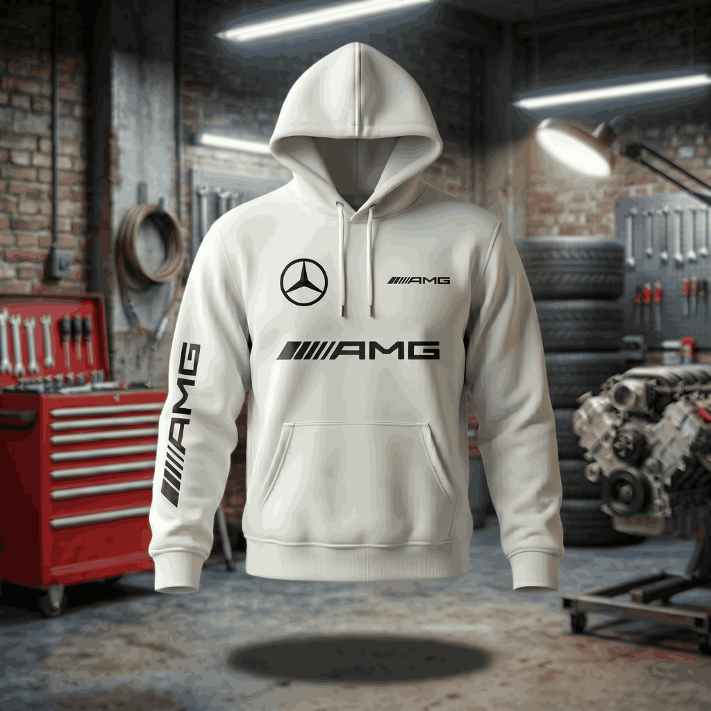 Hoodie mercedes com estampado