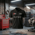 Polo Audi com estampado