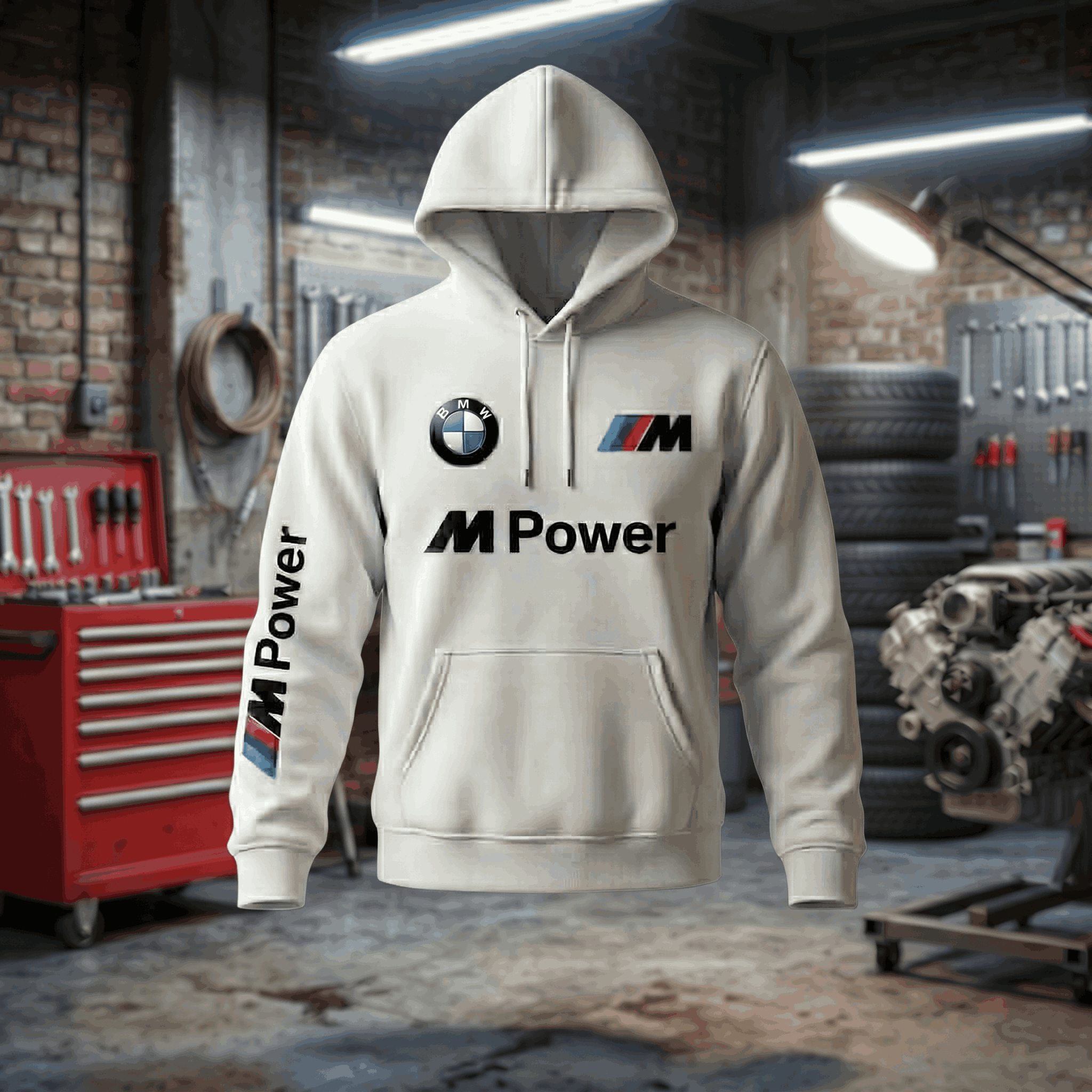 Hoodie BMW com estampado