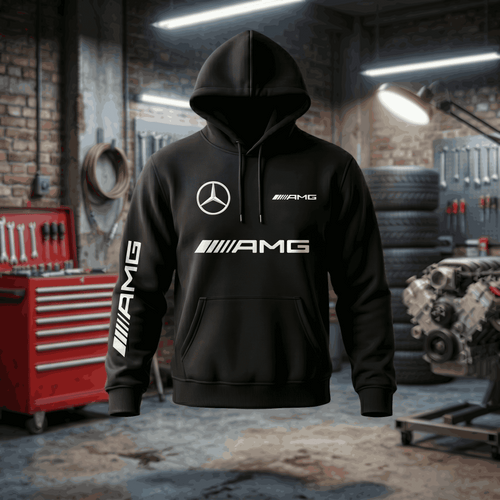 Hoodie mercedes com estampado