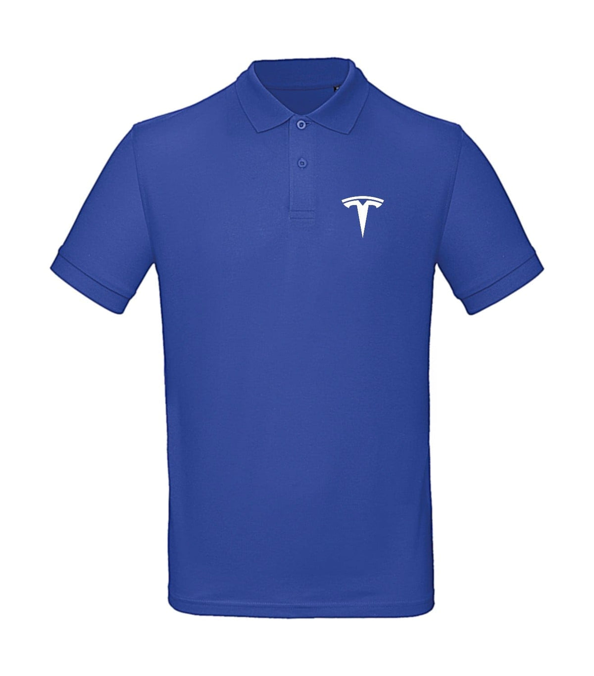 Polo Tesla Minimalist Essentials Unisex - Electric Vehicle Enthusiast