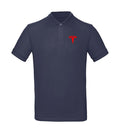 Polo Tesla Minimalist Essentials Unisex - Electric Vehicle Enthusiast