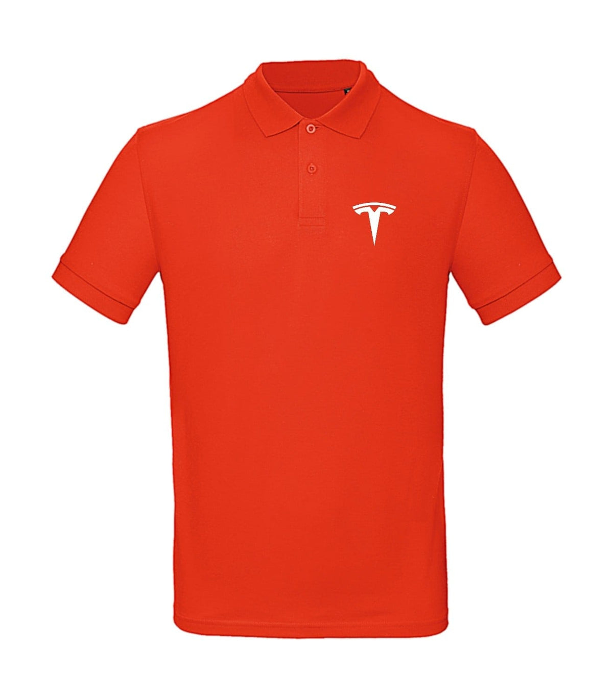 Polo Tesla Minimalist Essentials Unisex - Electric Vehicle Enthusiast