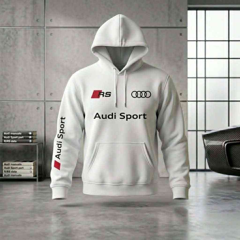 Hoodie audi com estampado