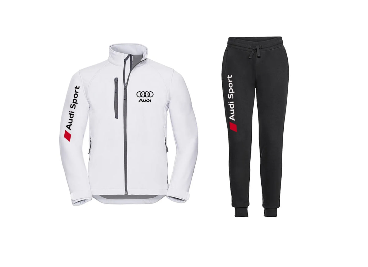 Audi RS Zip Jacket Tracksuit Unisex | Handmade Apparel Set