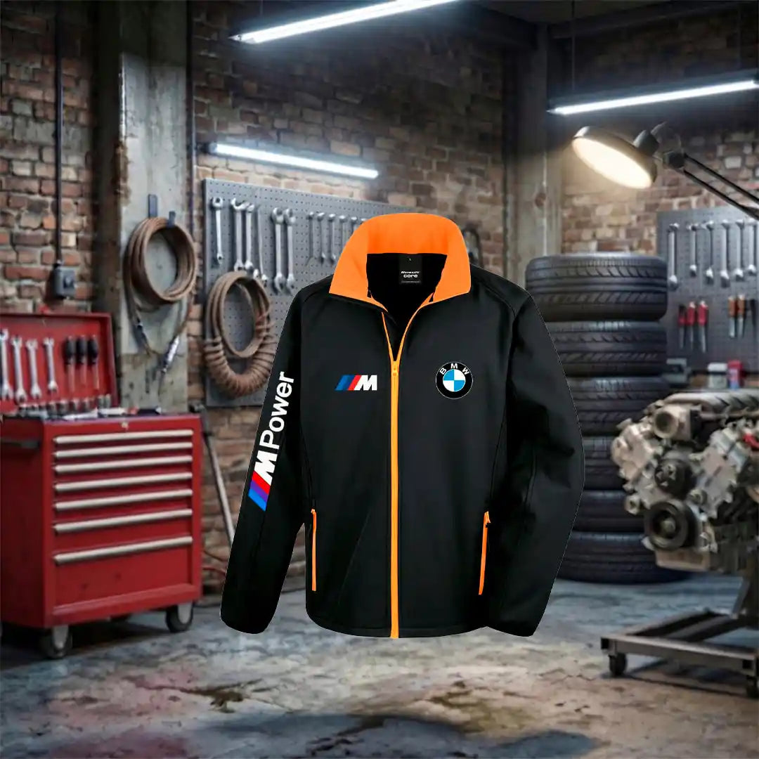 Blusão Softshell BMW M-Series Unisex – Performance e Proteção Técnica