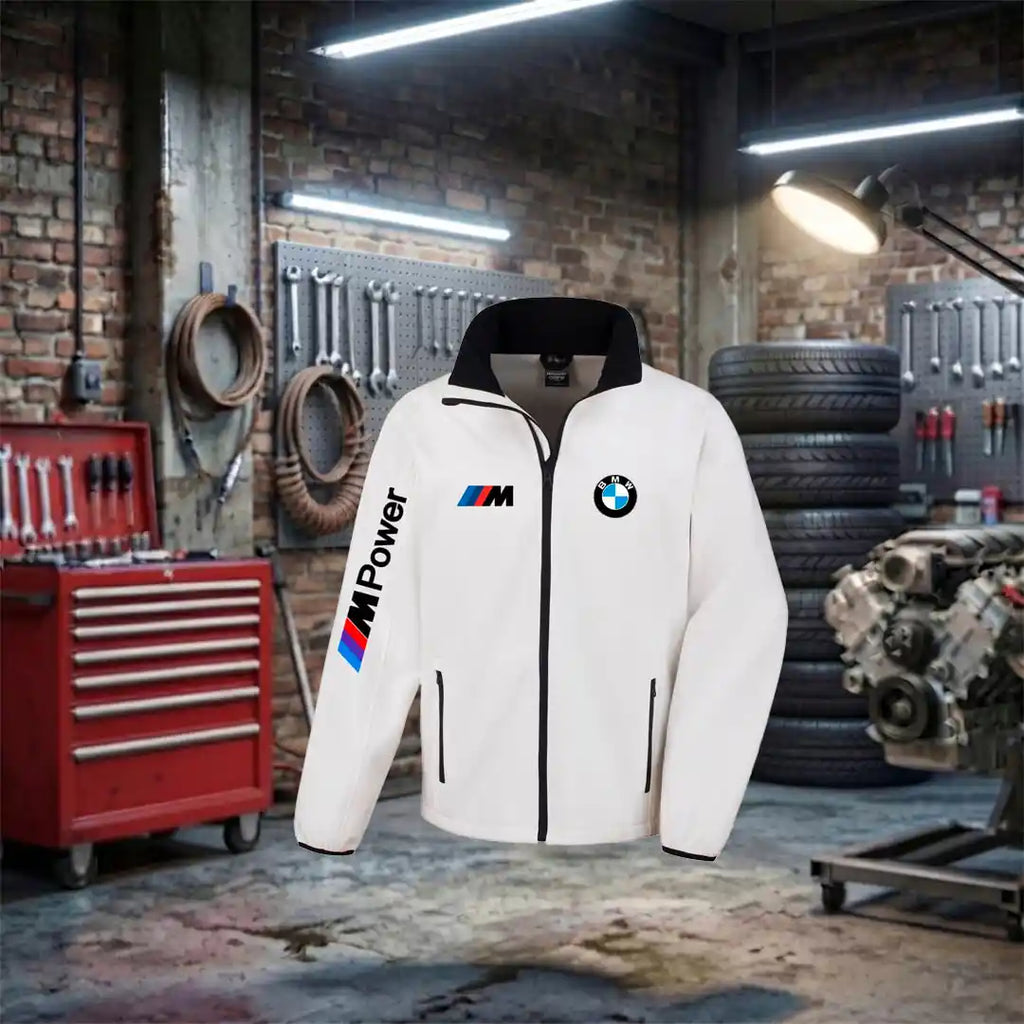 Blusão Softshell BMW M-Series Unisex – Performance e Proteção Técnica
