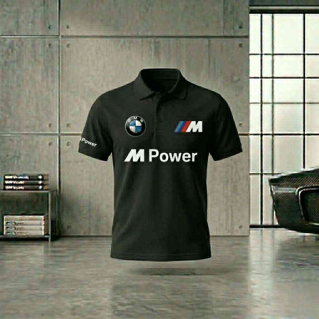 Polo BMW com estampado