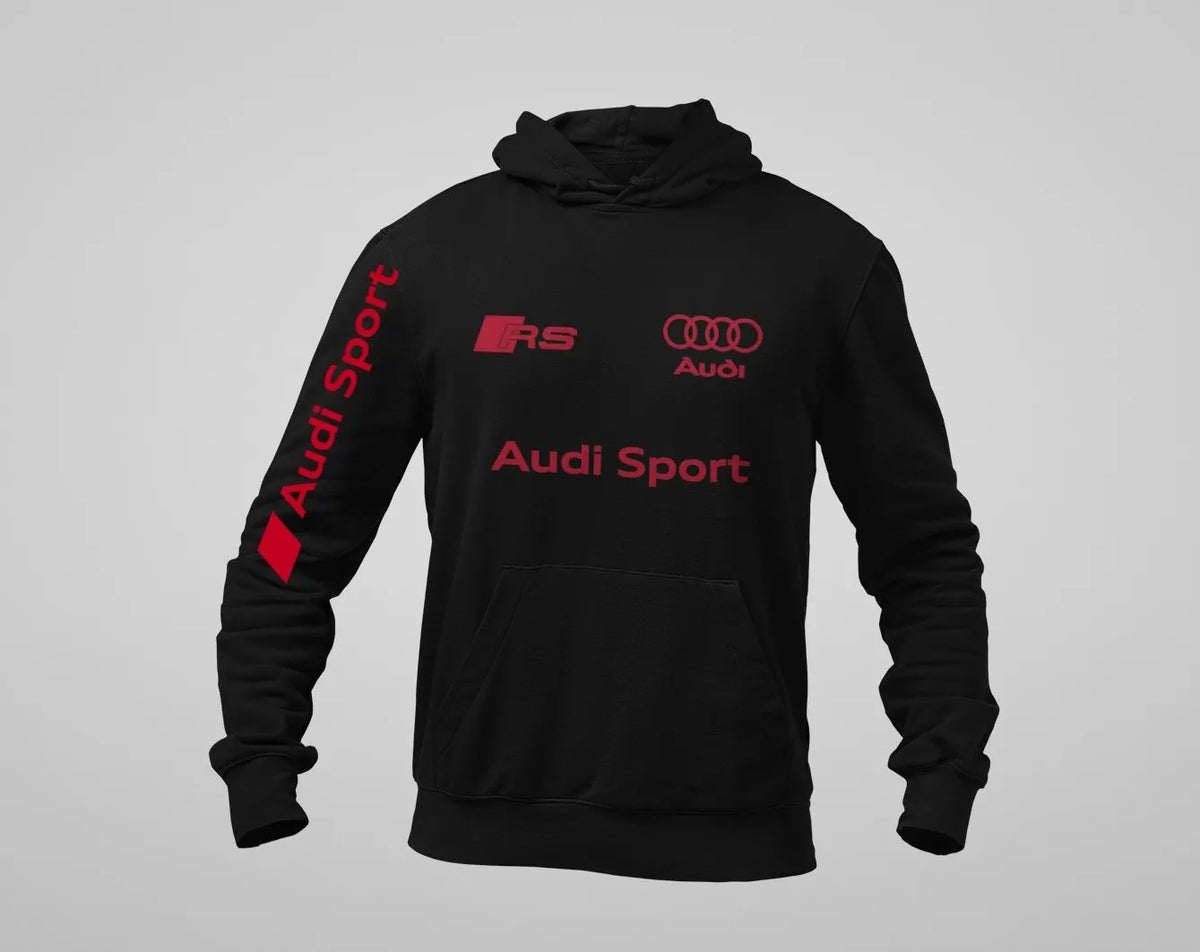 Audi Sport Performance Mono Hoodie Unisex | Handmade Petrolhead Apparel