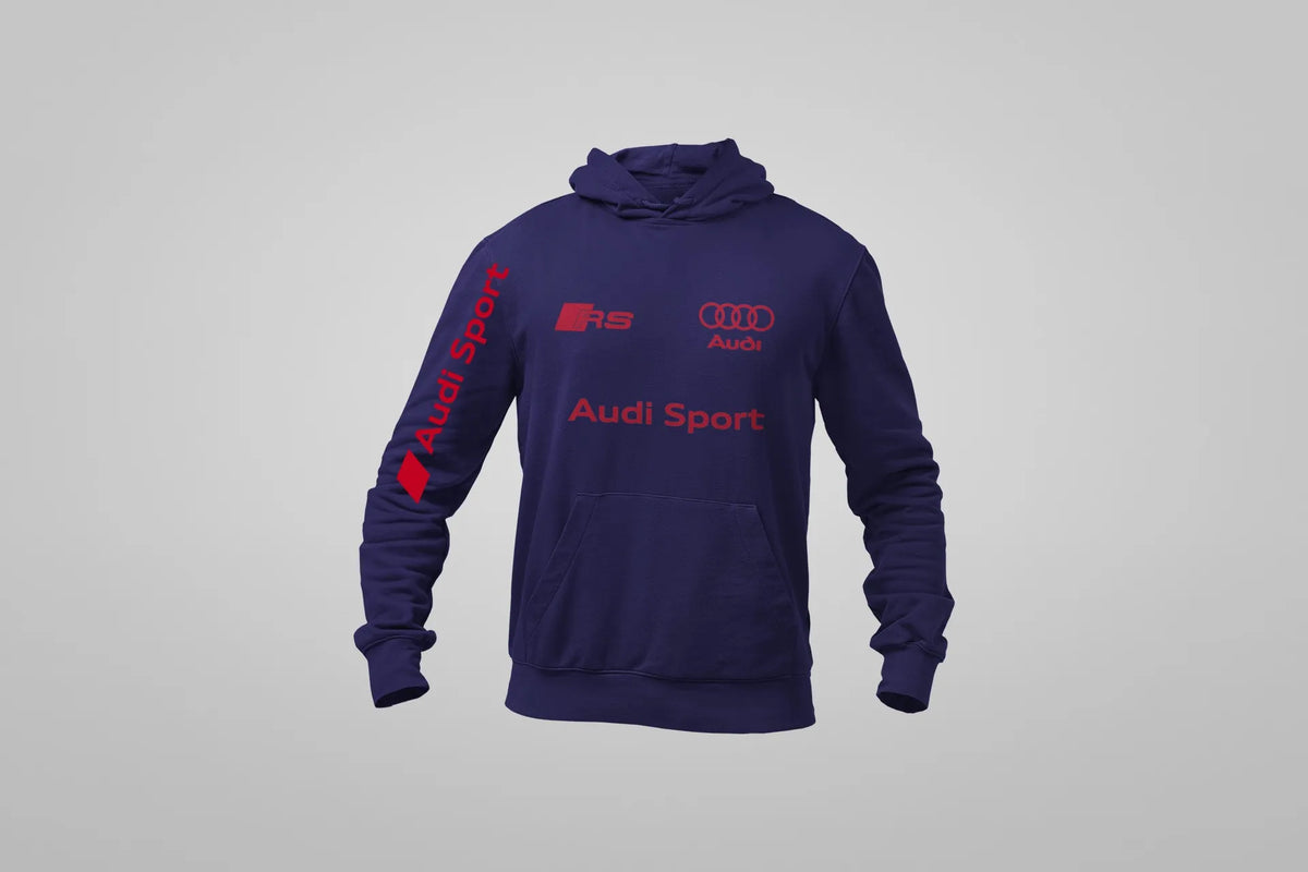 Audi Sport Performance Mono Hoodie Unisex | Handmade Petrolhead Apparel