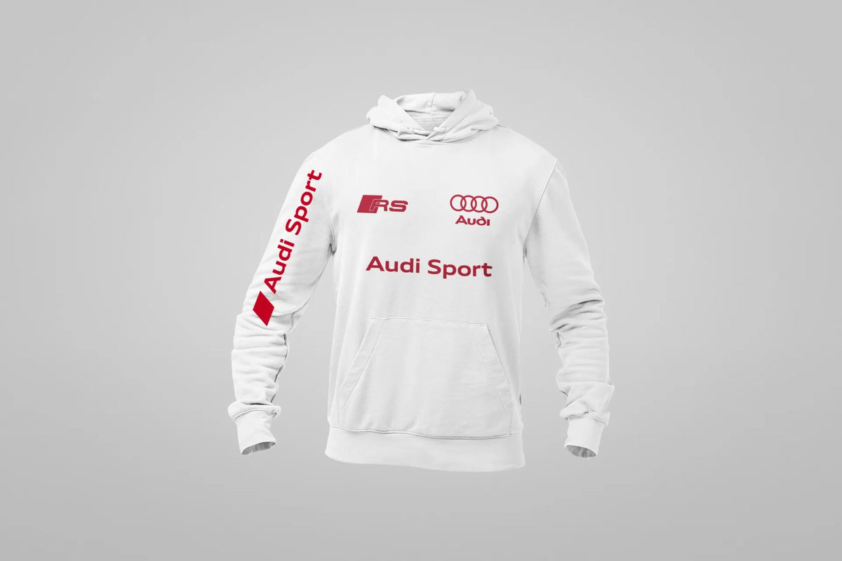 Audi Sport Performance Mono Hoodie Unisex | Handmade Petrolhead Apparel