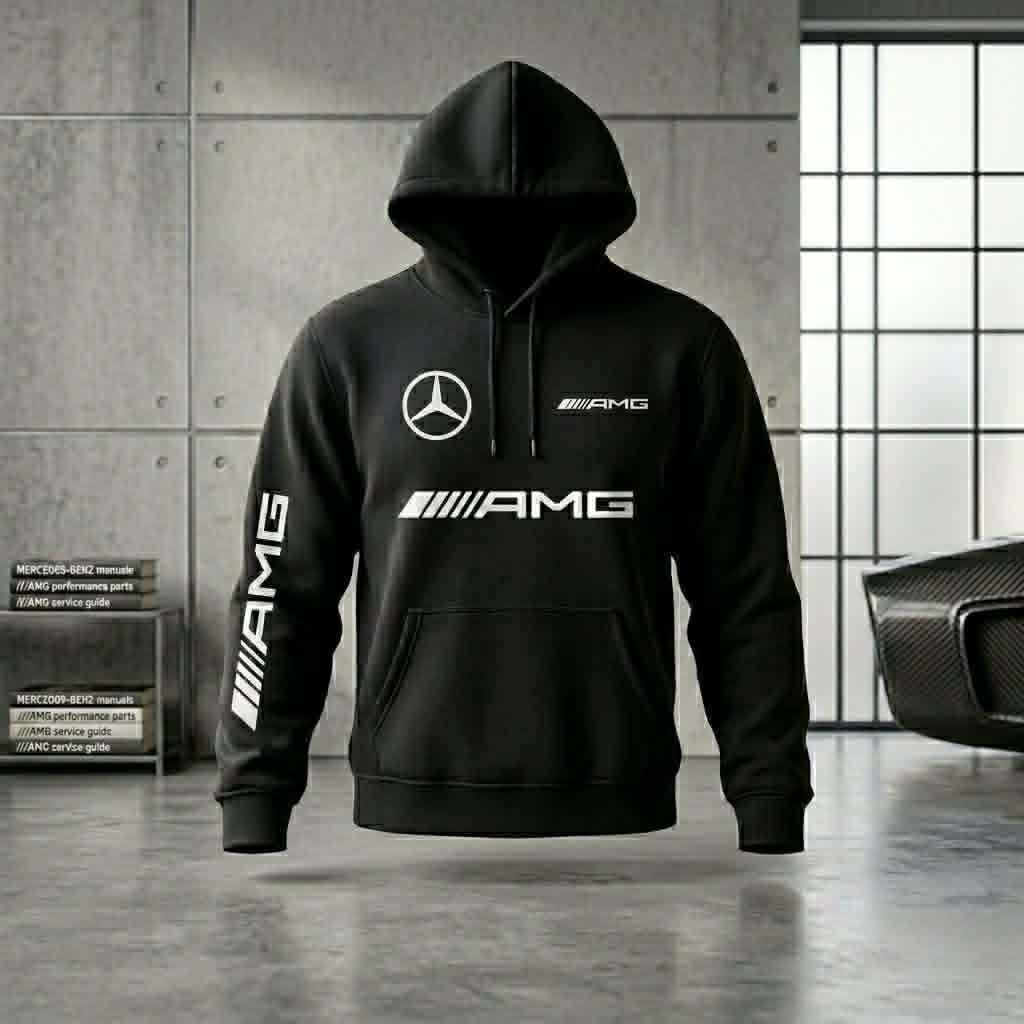 Hoodie mercedes com estampado