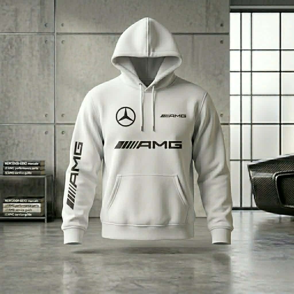 Hoodie mercedes com estampado