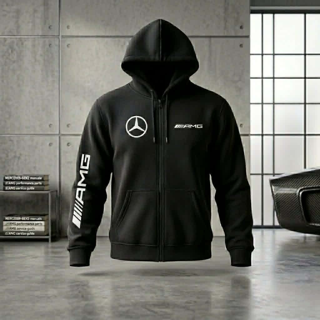 Hoodie mercedes com estampado