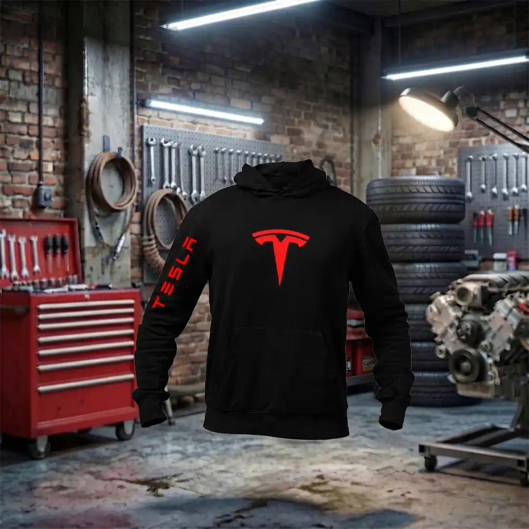 Hoodie Tesla Performance Unisex – Electric Vehicle Enthusiast