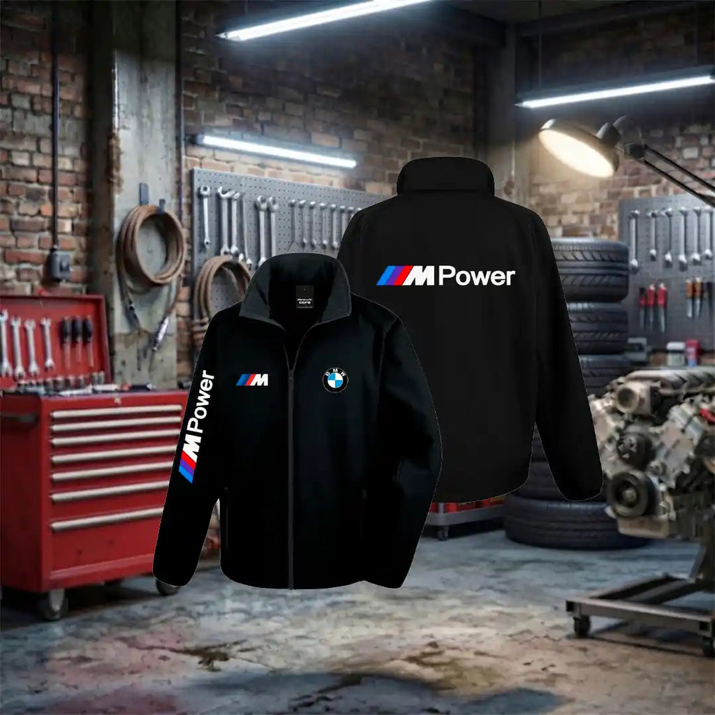 Blusão Softshell BMW M-Series Unisex – Performance e Proteção Técnica