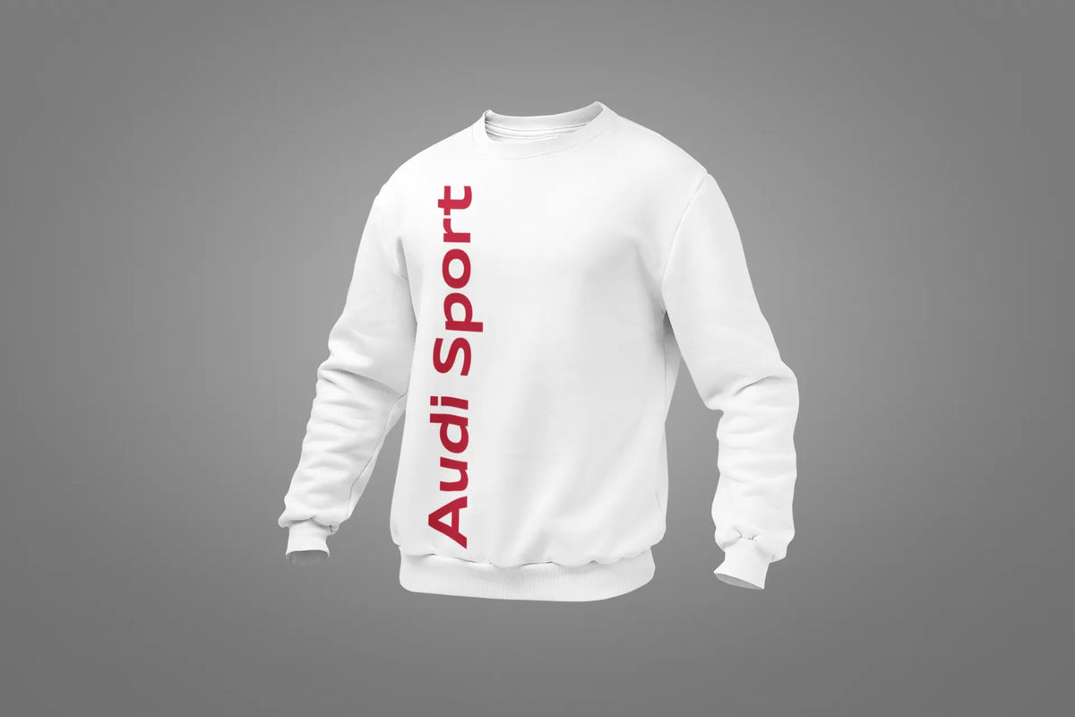 Audi Sport Sweatshirt Mono Unisex | Handmade Car Apparel