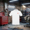 Polo Tesla Minimalist Essentials Unisex - Electric Vehicle Enthusiast