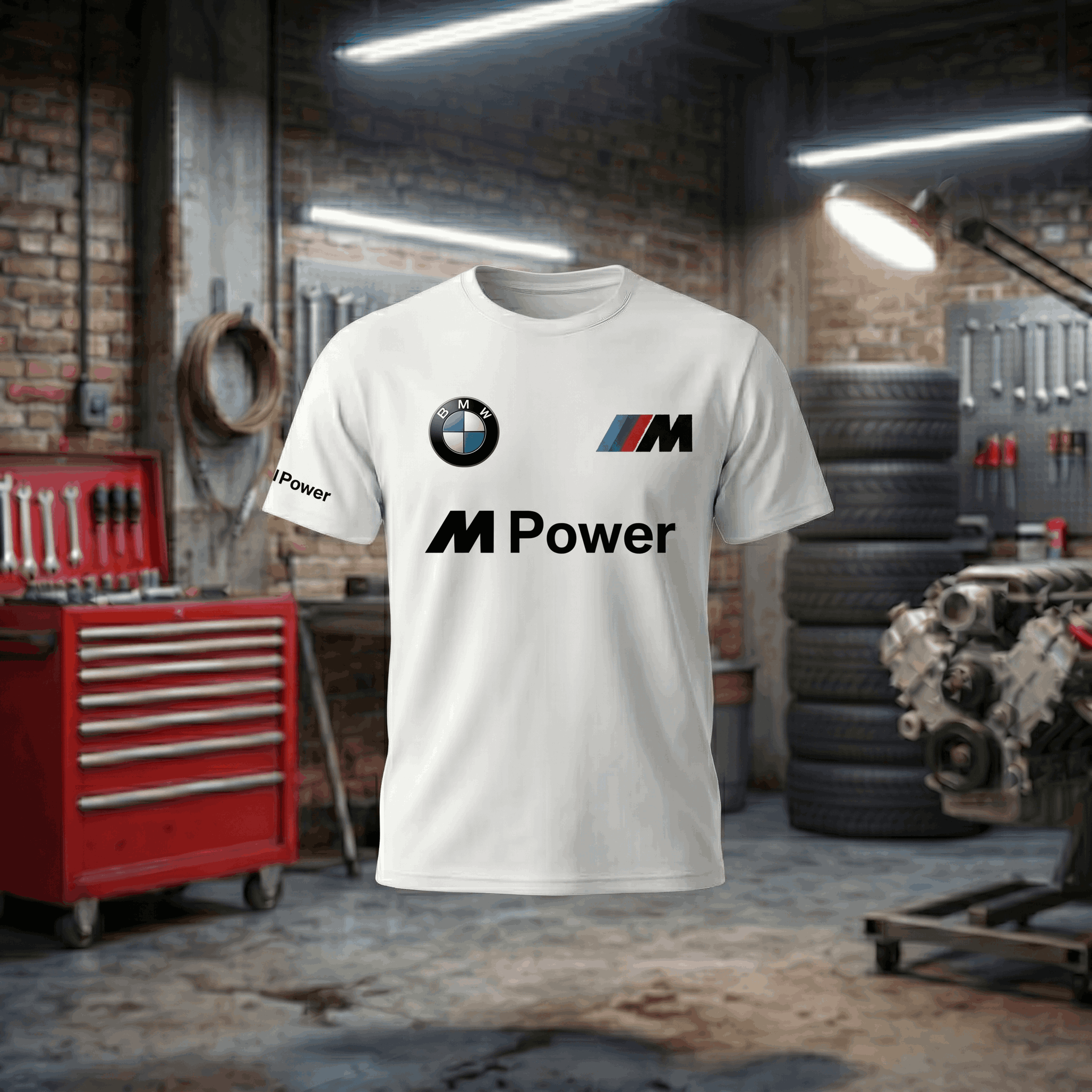 Tshirt BMW com estampado